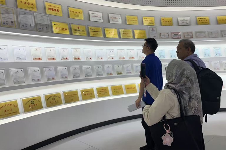 Indonesian customer electroplating industry visits factory